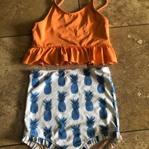 kortni jeans swimsuit two piece